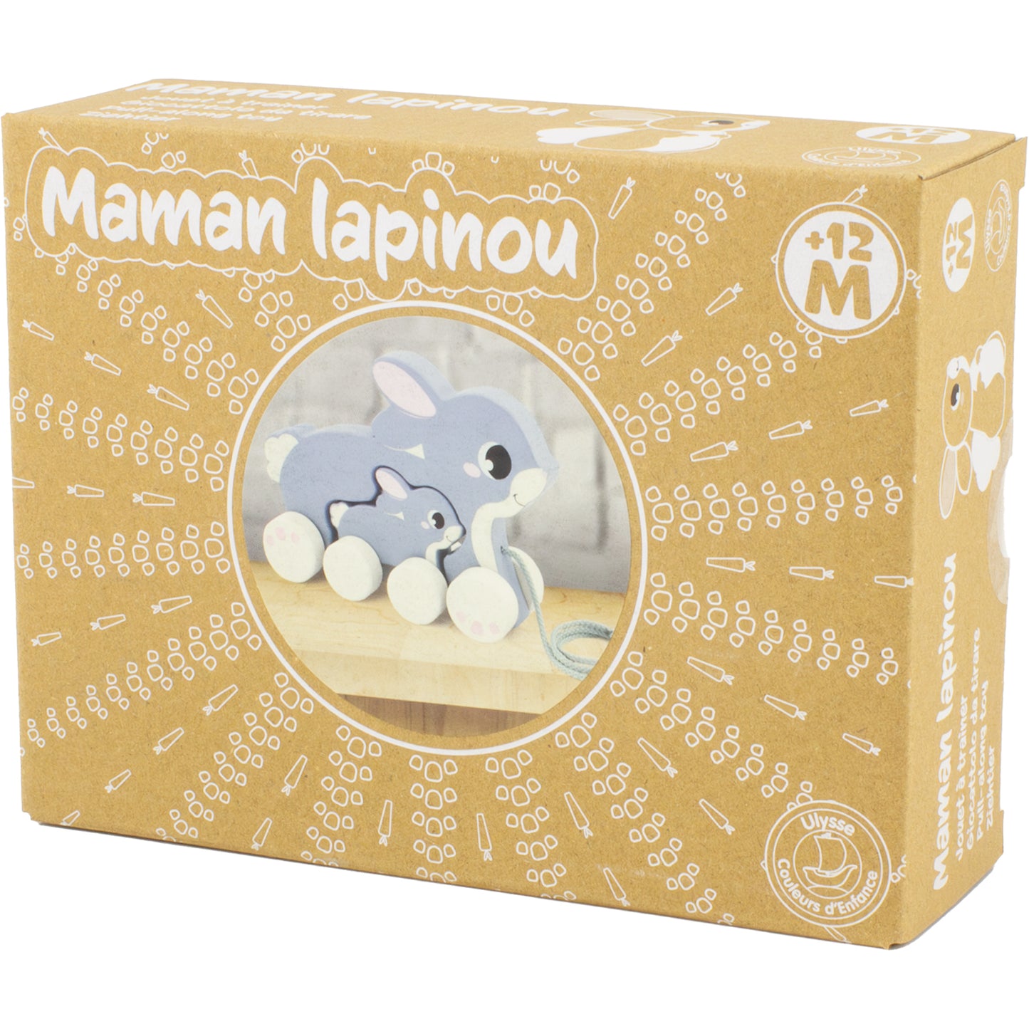 Maman lapinou à trainer