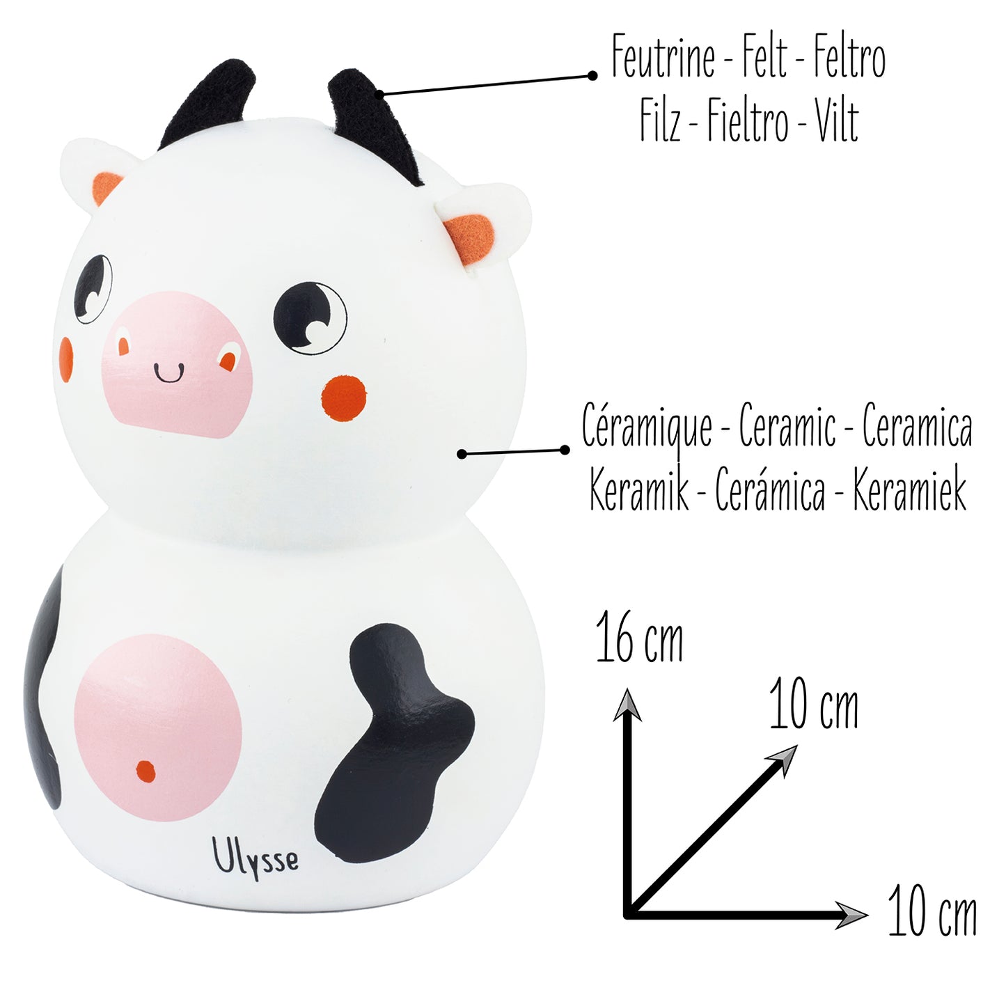 Tirelire vache