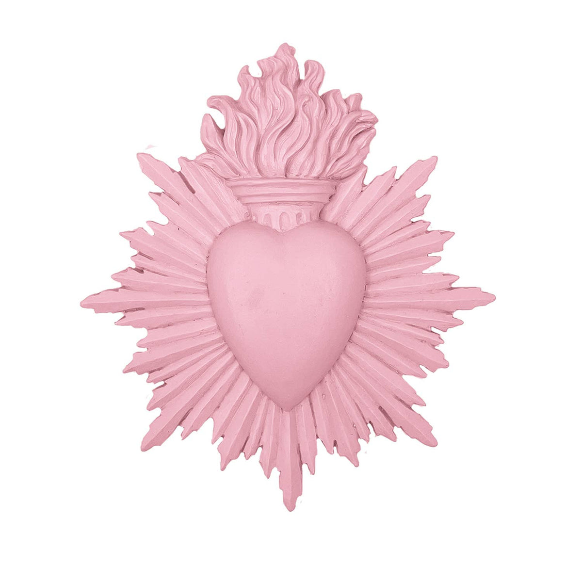 Déco Ex-voto gm rose L15,4 P2 H17,3cm