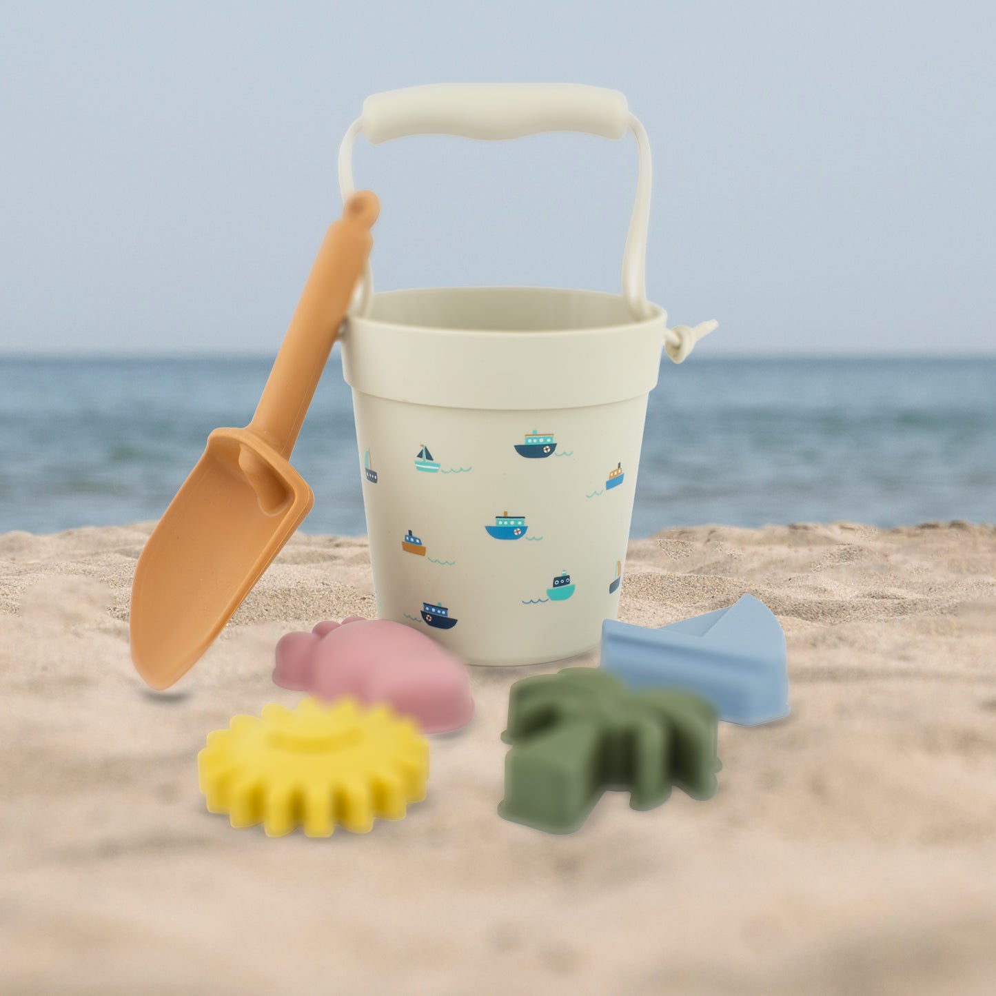 Silicone Seau plage mer