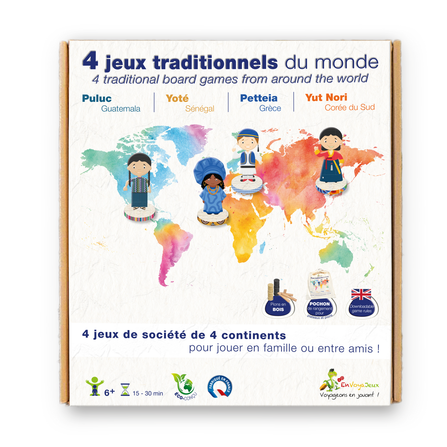 Coffret 4 jeux du monde