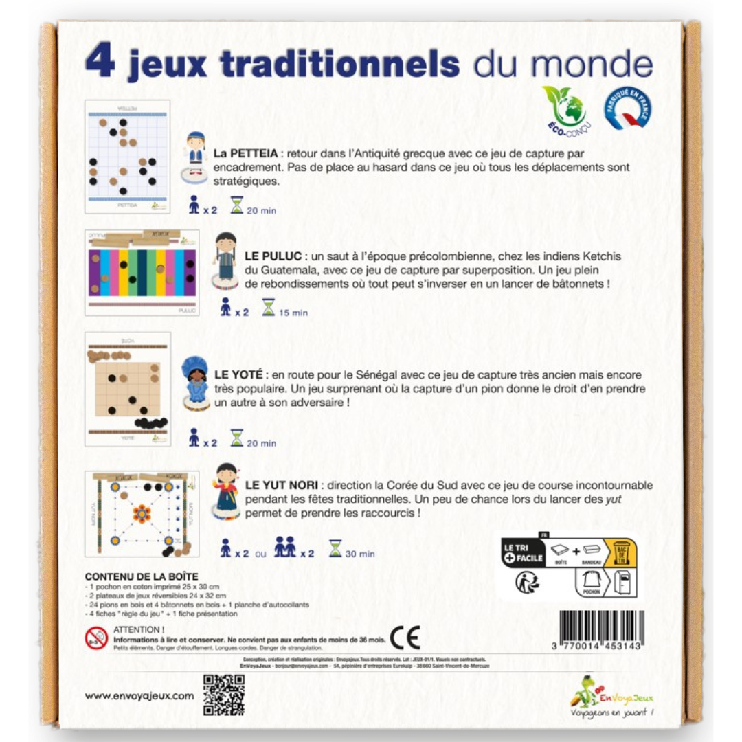 Coffret 4 jeux du monde