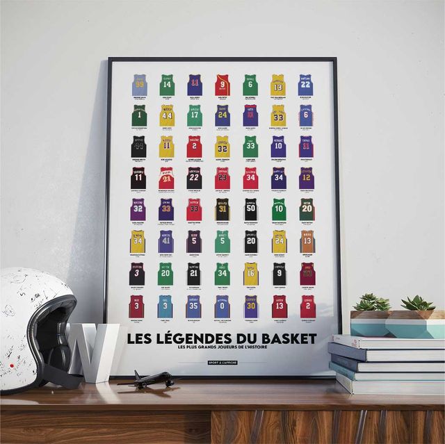 Affiche - Les légendes du basket
