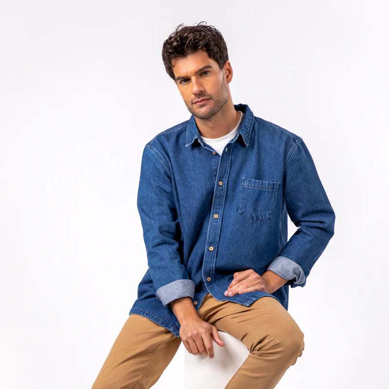 Surchemise en denim