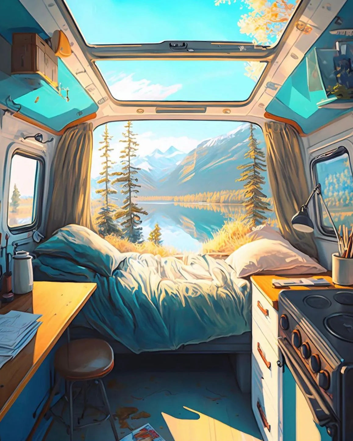 Puzzle 1000 pcs - Van Life
