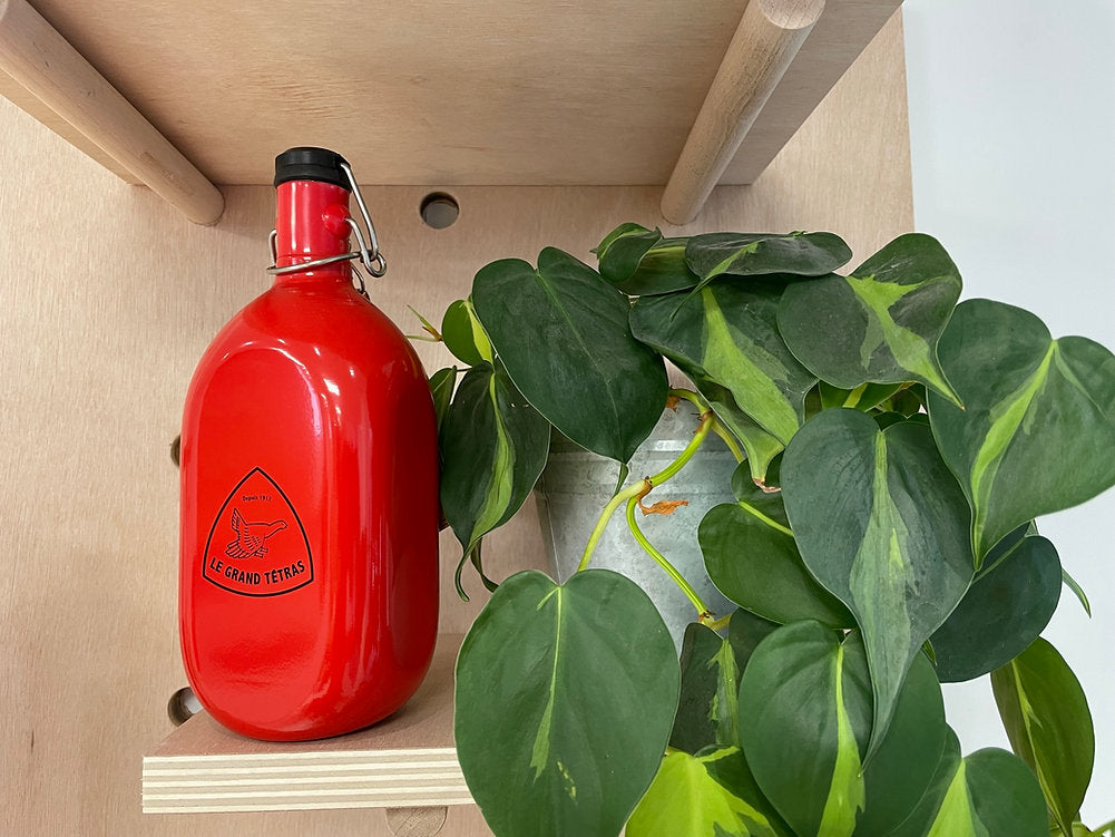 Gourde Française originale - Carrée rouge