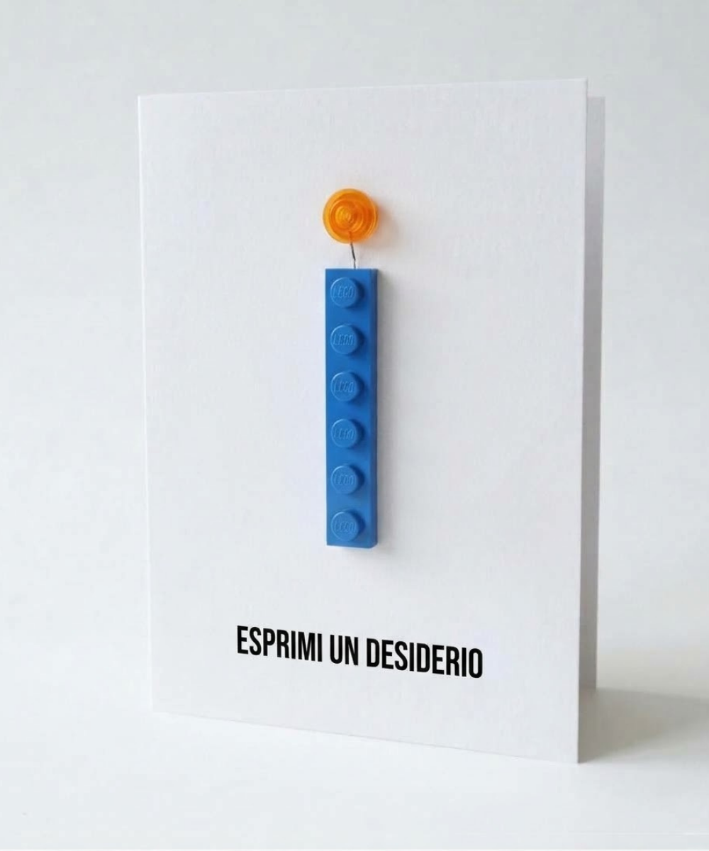 Carte d'anniversaire « Fais un vœu »