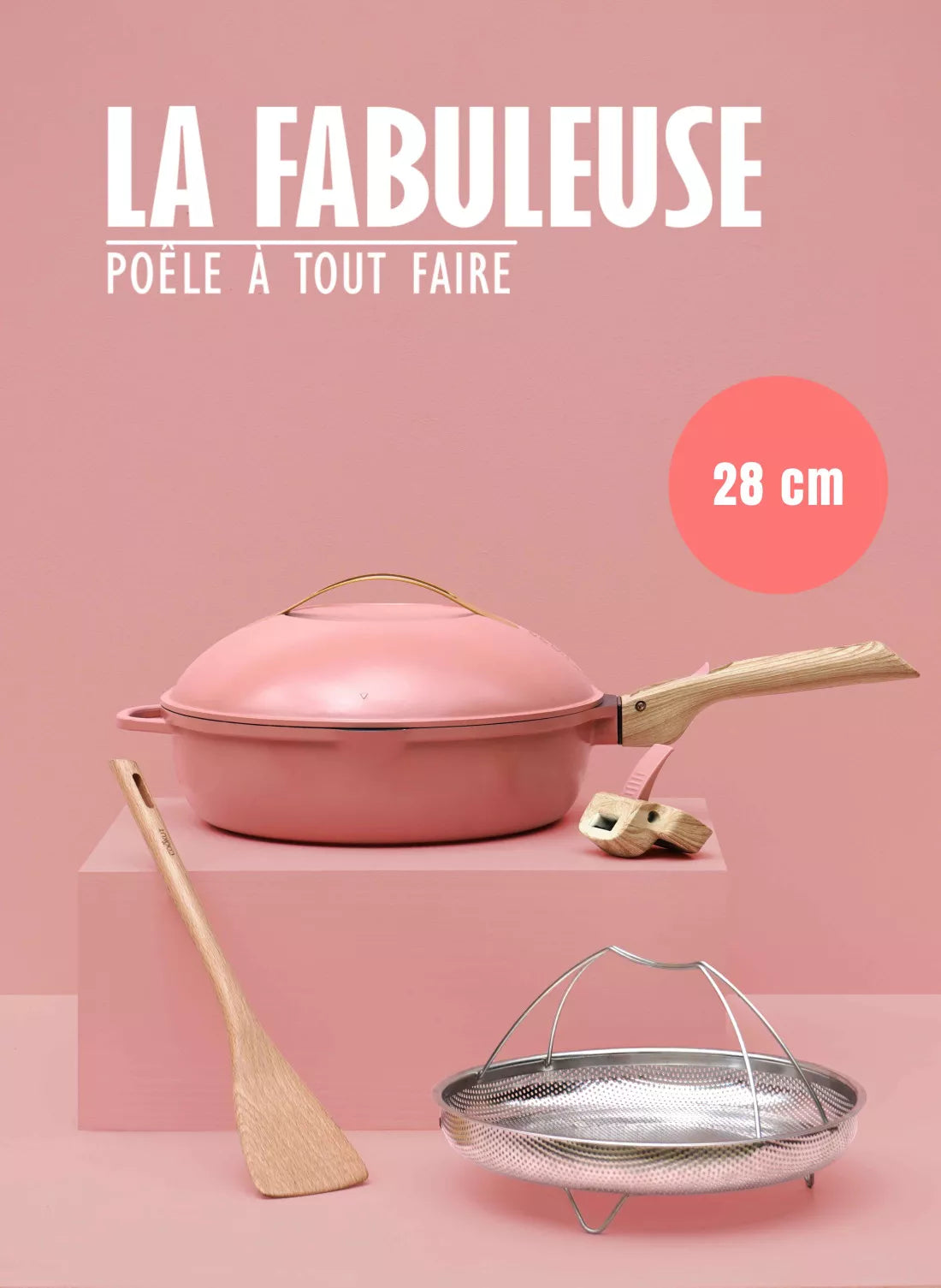 La Fabuleuse 28 cm Pivoine 4.5 L