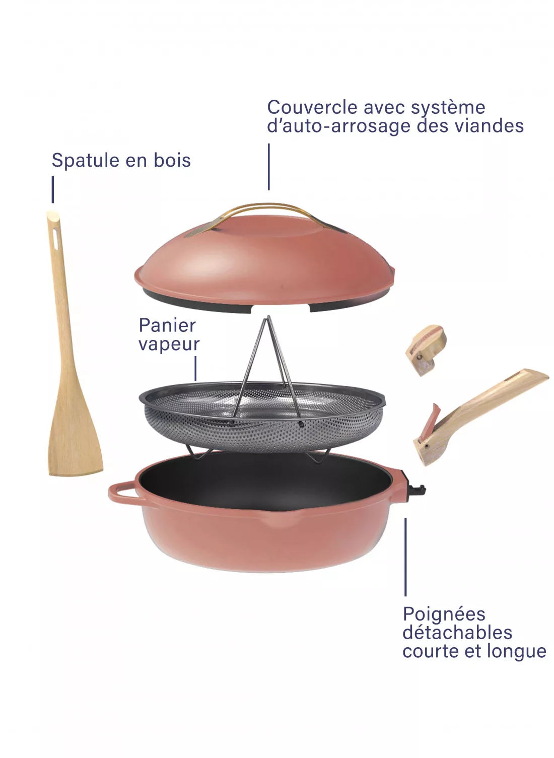 La Fabuleuse 28 cm Pivoine 4.5 L