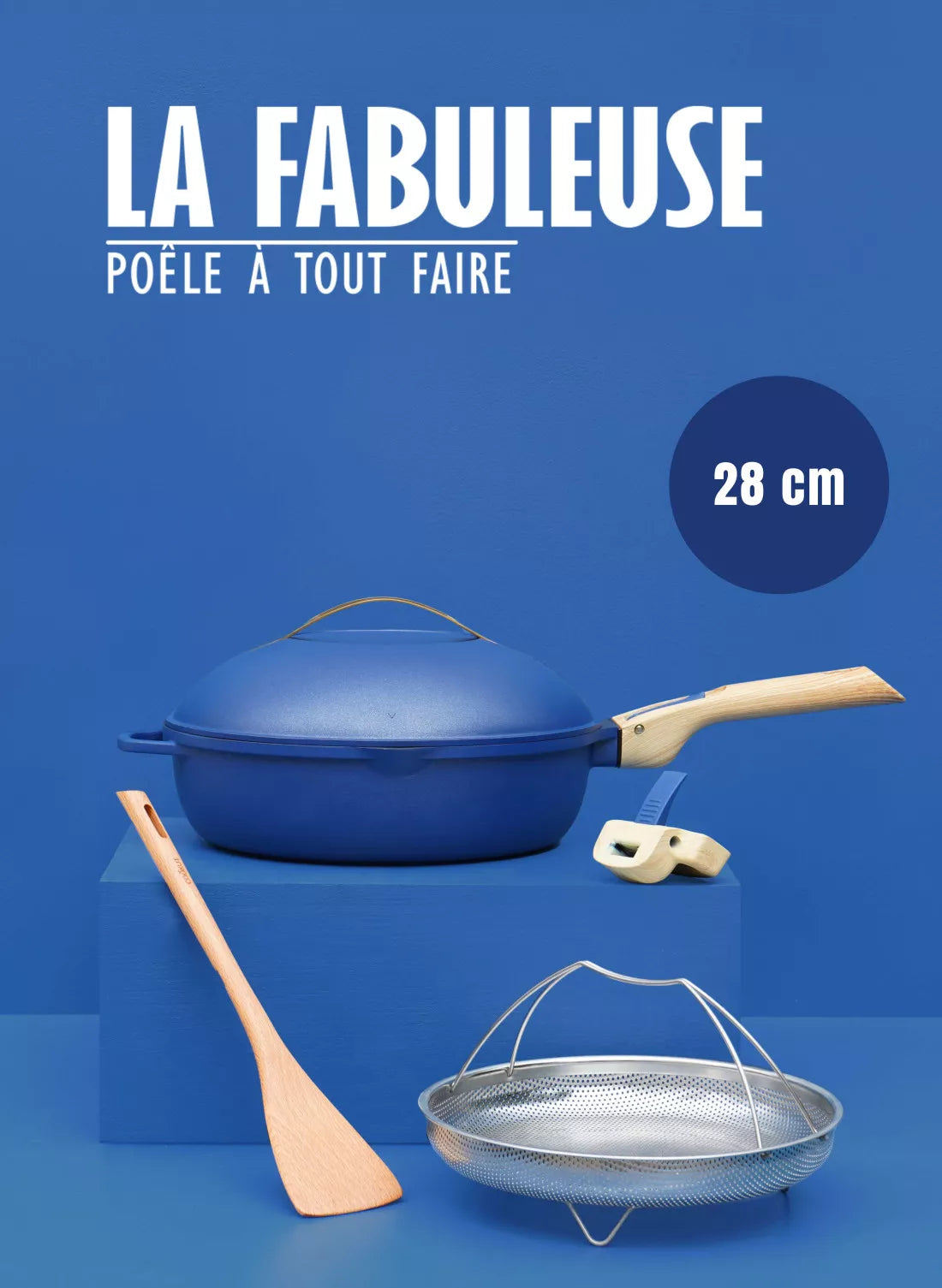 La Fabuleuse 28 cm Saphir 4.5 L