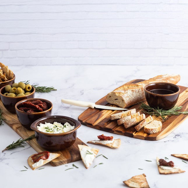 Planche à pain en teck bois de fil