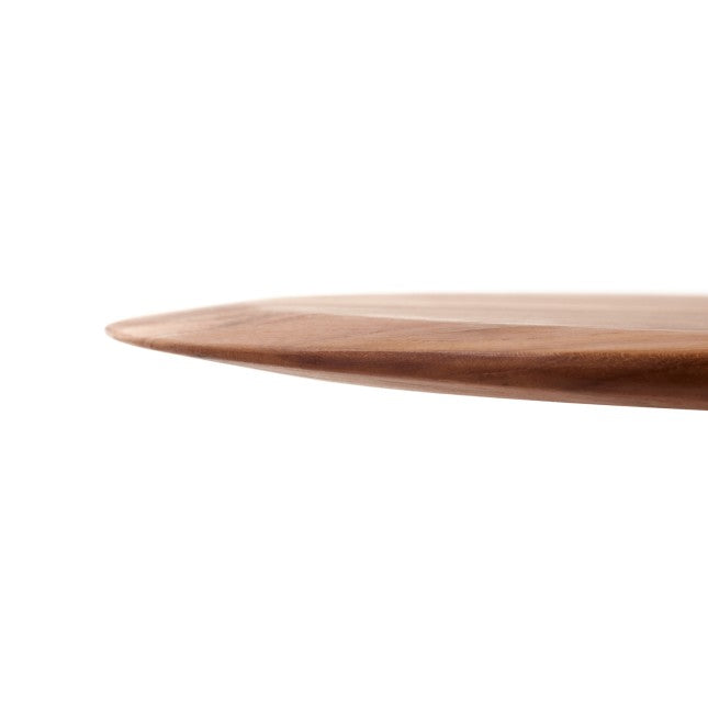 Planche de service pour pizza en teck bois de fil - Canoe