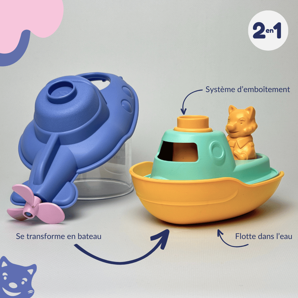 Mon premier sous-marin modulable - Bleu