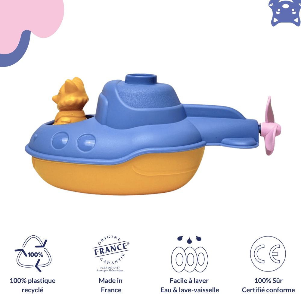 Mon premier sous-marin modulable - Bleu