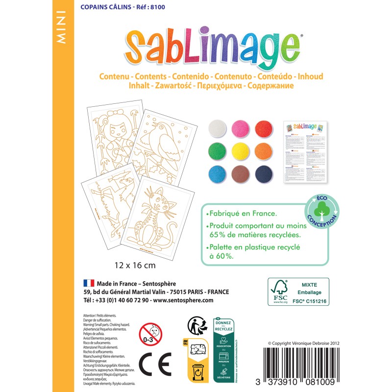 Mini Sablimage - Copains Câlins
