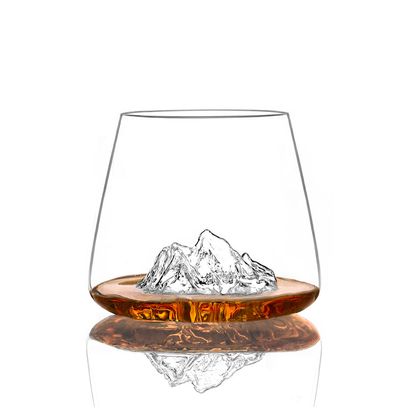 Set de 2 verres Topographic : Everest & Mont Blanc