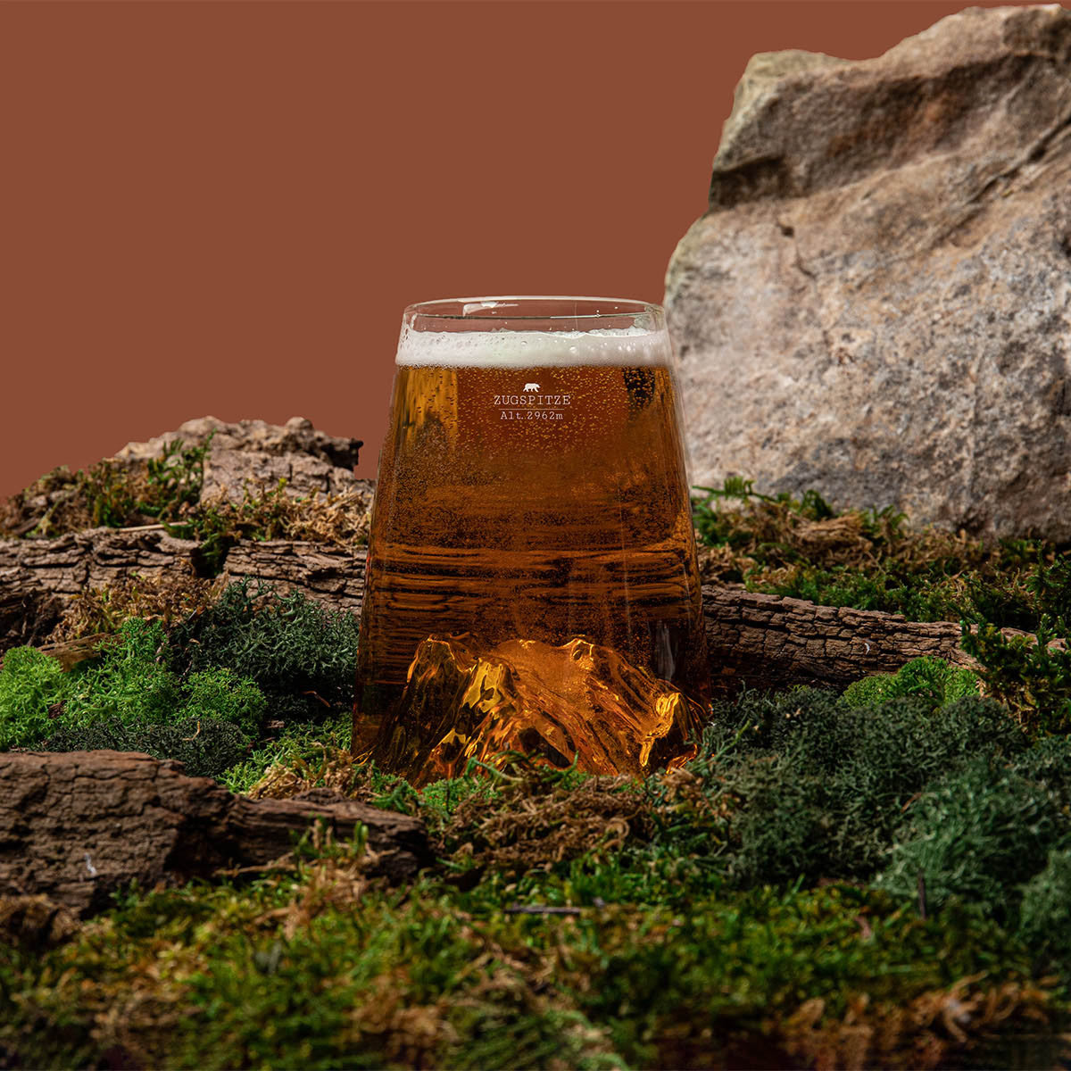Verre design TOPOGRAPHIC : Zugspitze