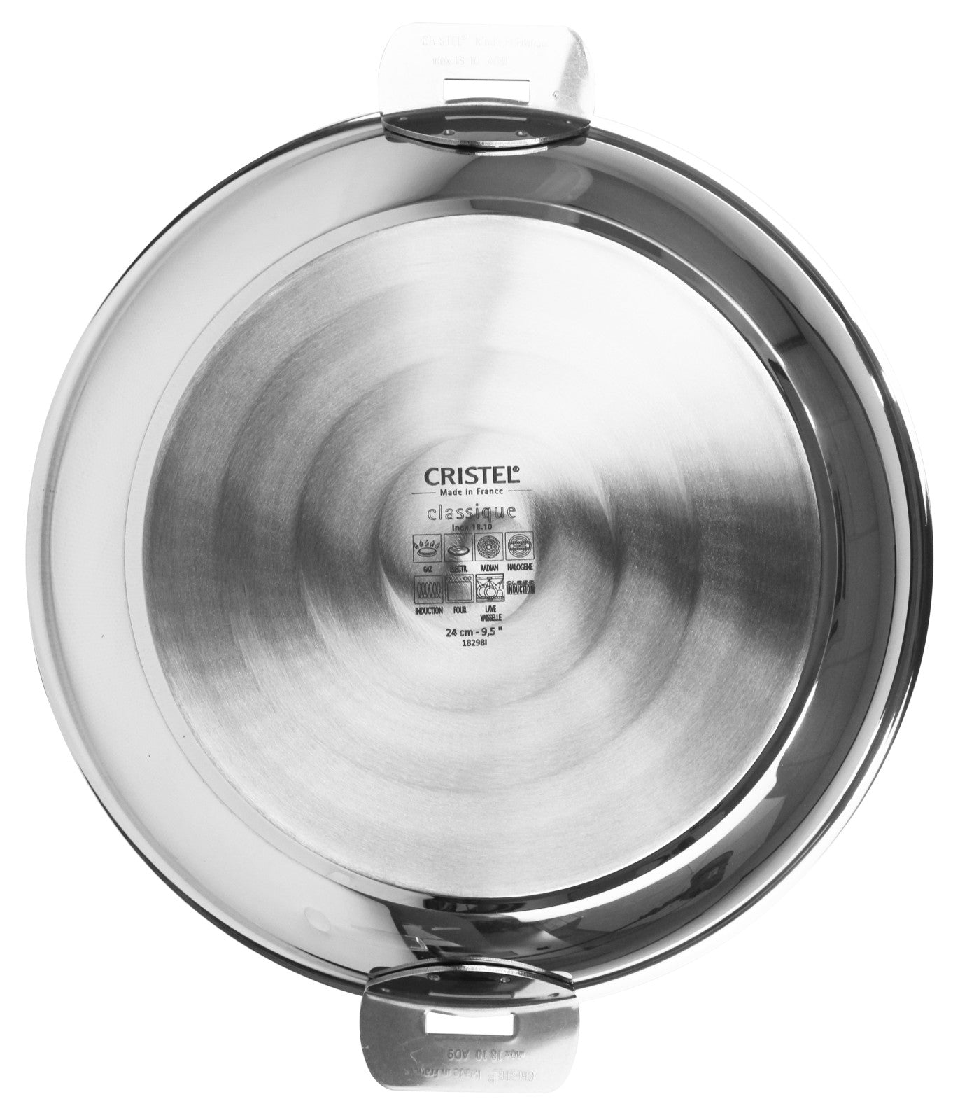 Poêle inox - Mutine amovible induction