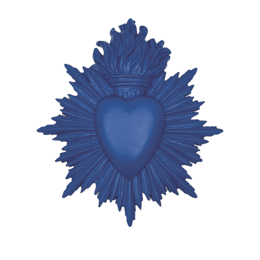 Déco Ex-voto gm bleu L15,4 P2 H17,3cm