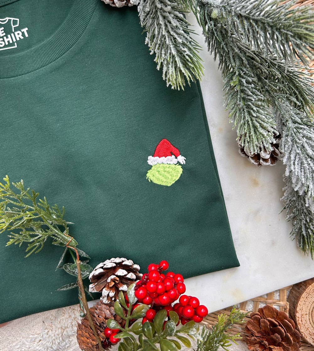 T-shirt Brodé - Grinch