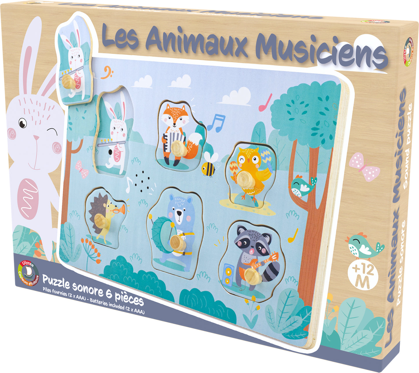 Puzzle sonore - Forêt musicale 6 pcs