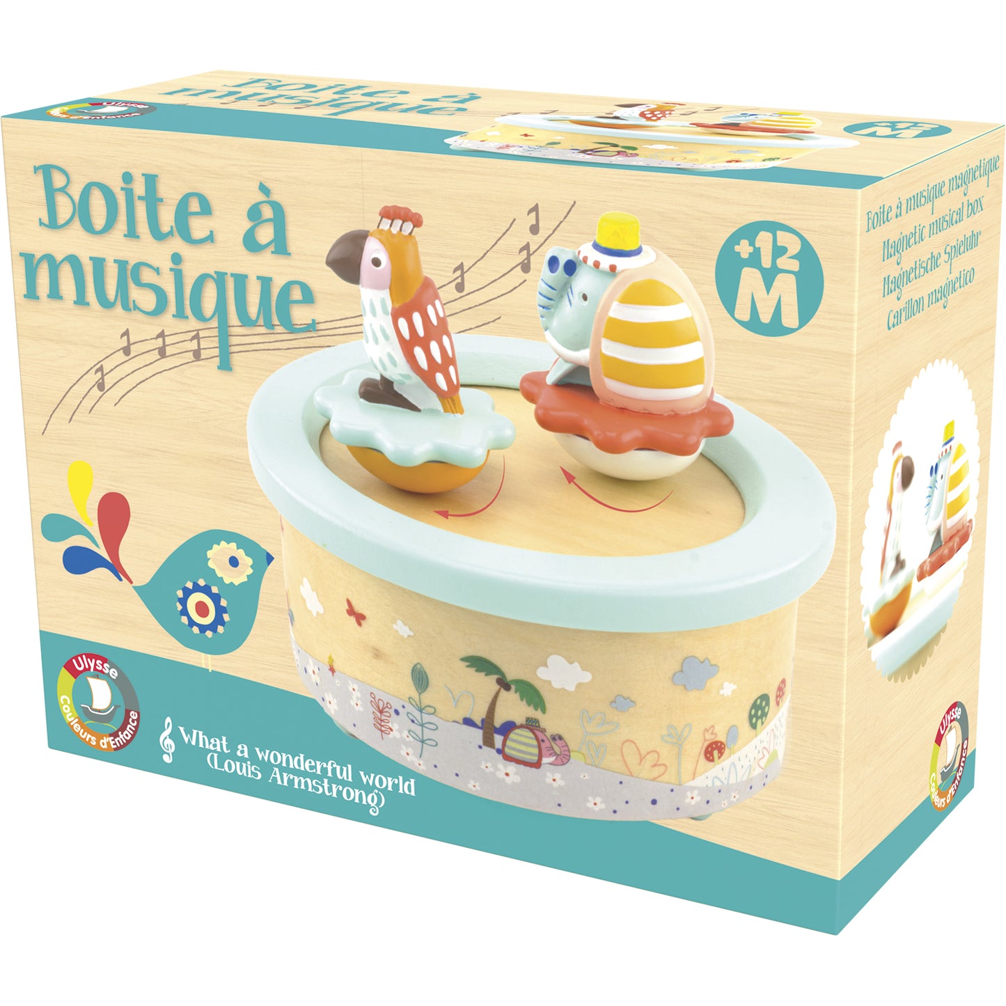 Boîte à musique éléphant