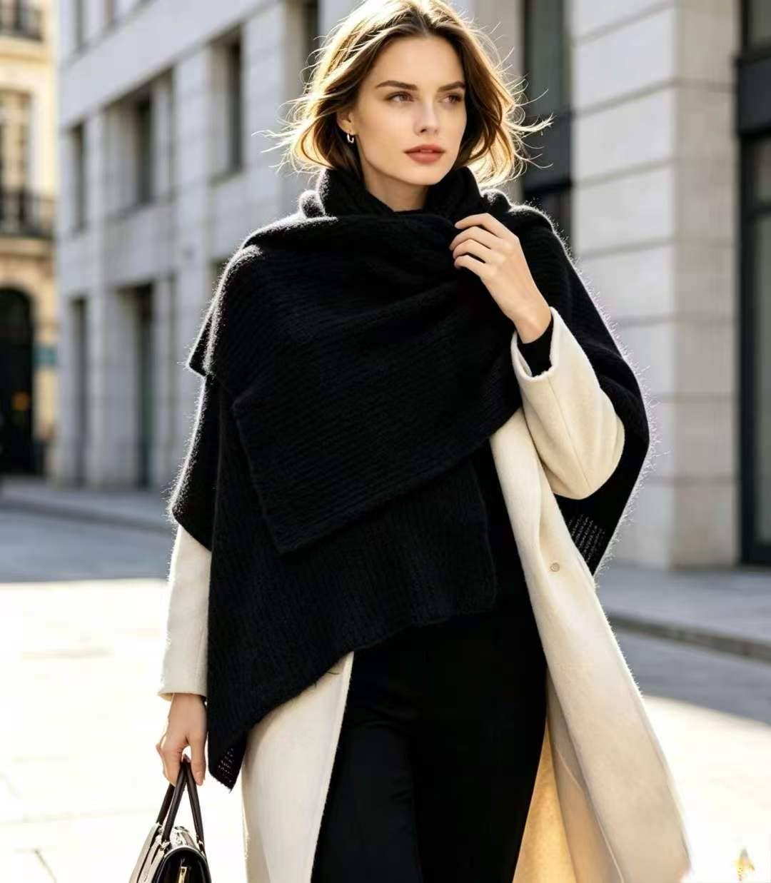 Echarpe grande taille automne hiver
