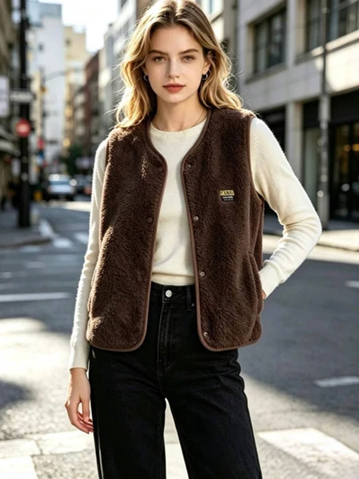 Gillet Sans Manches Moumoute