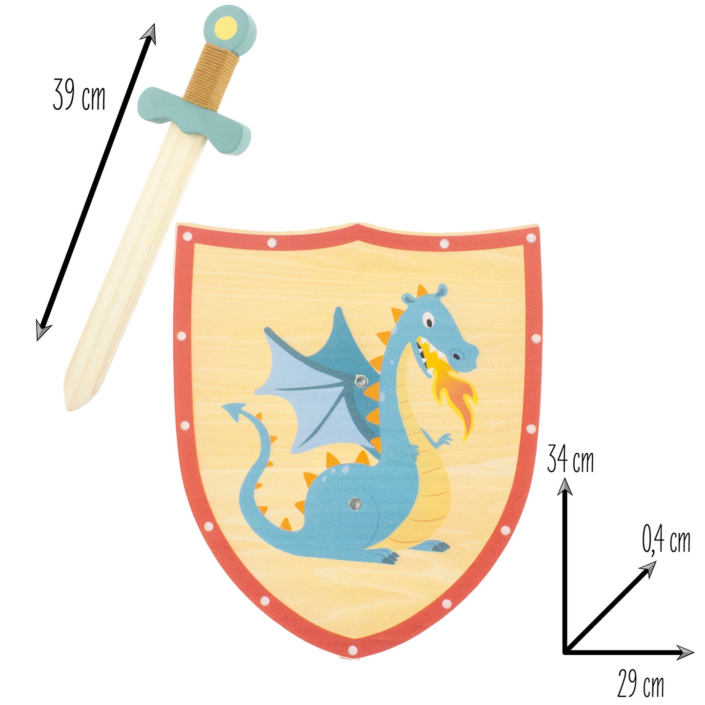 Epée et bouclier - Dragon