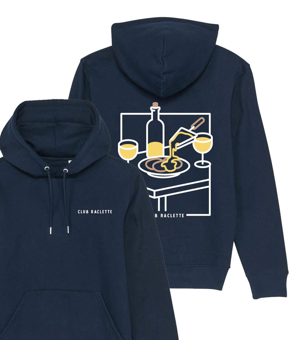 Sweat à capuche - Club Raclette