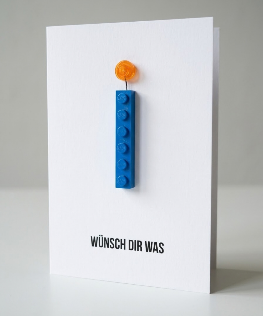 Carte d'anniversaire « Fais un vœu »