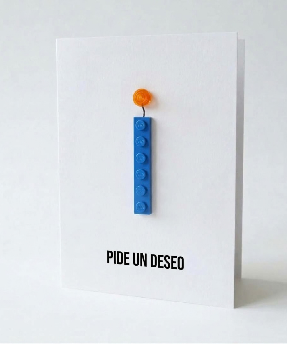 Carte d'anniversaire « Fais un vœu »