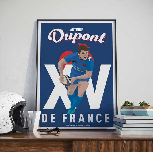 Affiche - XV de France - Antoine Dupont