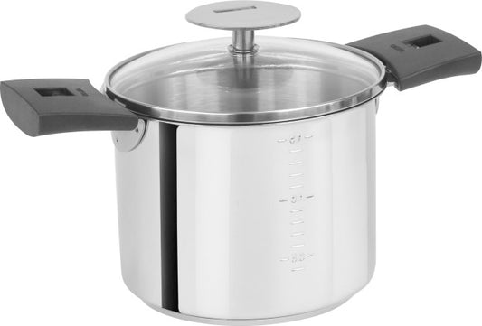 Casserole haute graduée inox