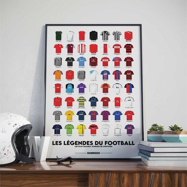 Affiche - Les légendes du football