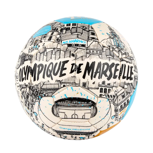 Le ballon OM x Docteur Paper