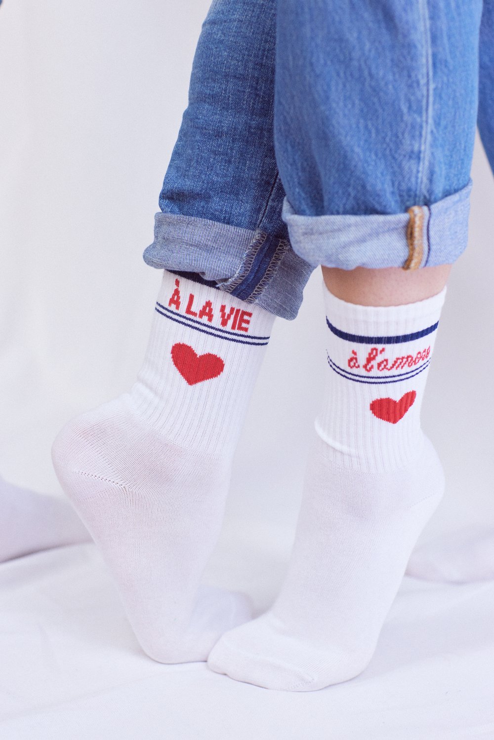 Chaussette À la vie à l'amore (taille unique)