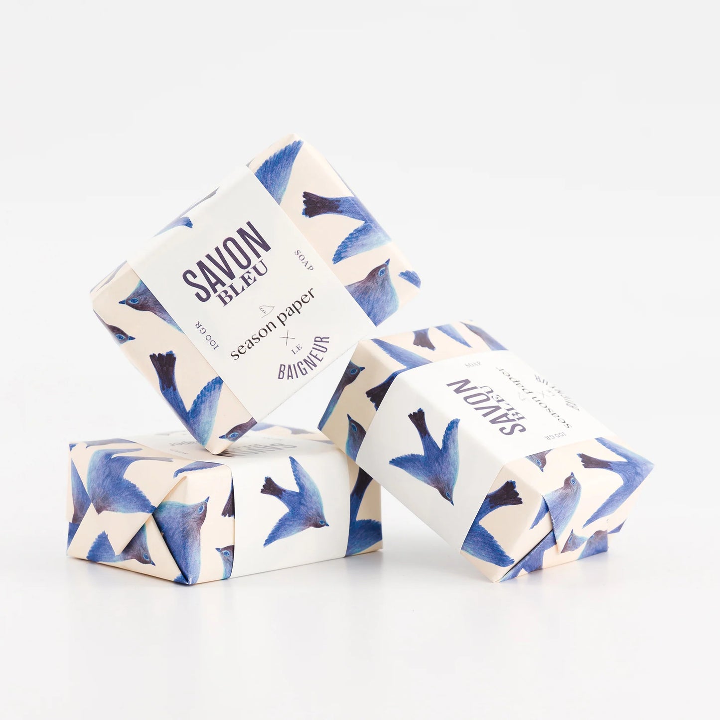 Savon bleu Season Paper x Le Baigneur