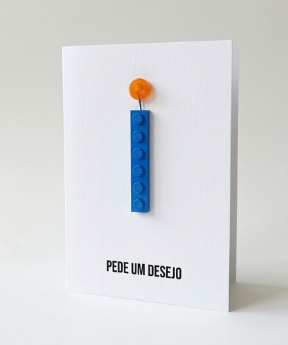Carte d'anniversaire « Fais un vœu »