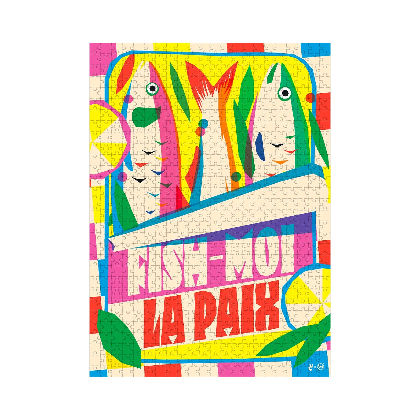 Puzzle 1000 pcs - Fish moi la paix