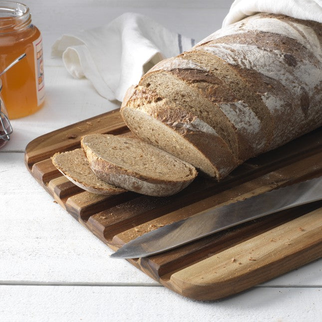 Planche à pain en teck bois de fil