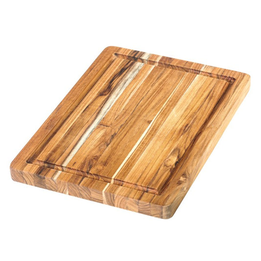 Planche en teck bois de fil avec rigole - Scandi