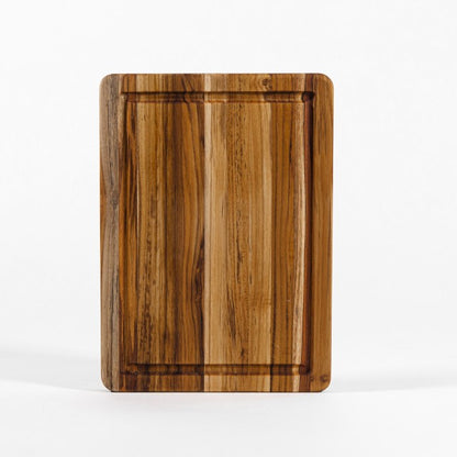Planche en teck bois de fil avec rigole - Scandi