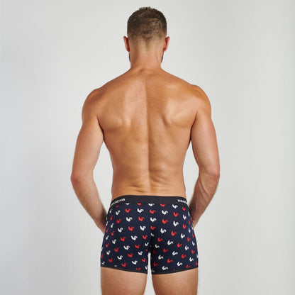 BOXER CLASSIQUE COQS TRICOLORES