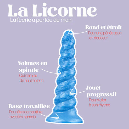 La Licorne - Sextoy Krapulle en silicone biocompatible