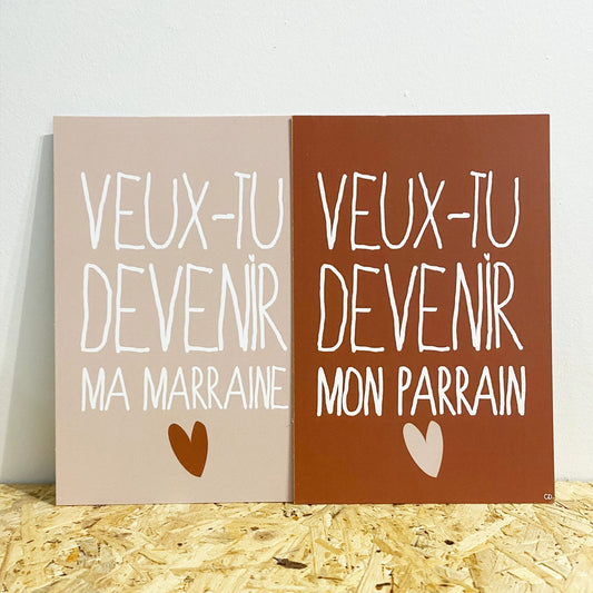 Carte Lot Parrain/Marraine