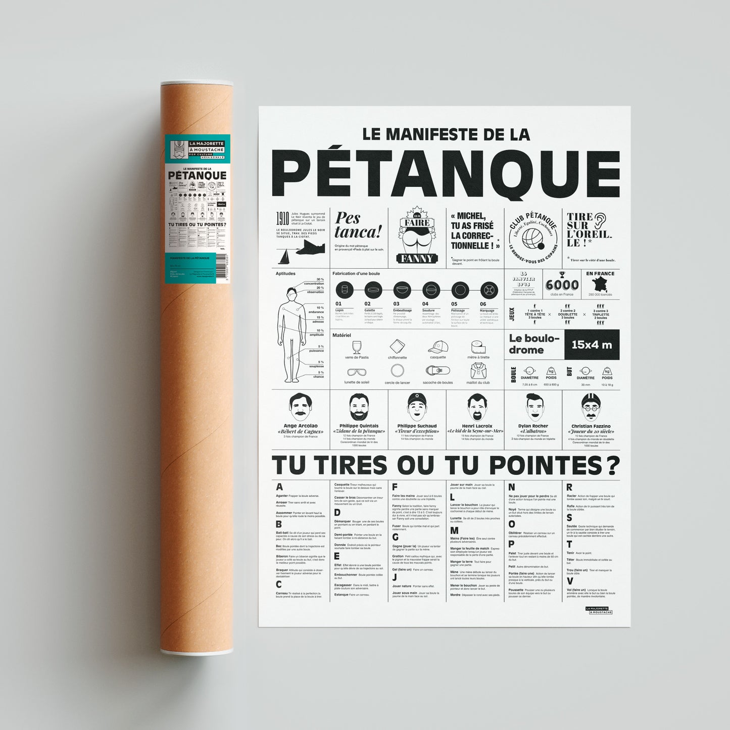 Affiche - Le manifeste de la pétanque