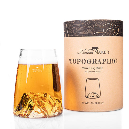 Verre design TOPOGRAPHIC : Zugspitze